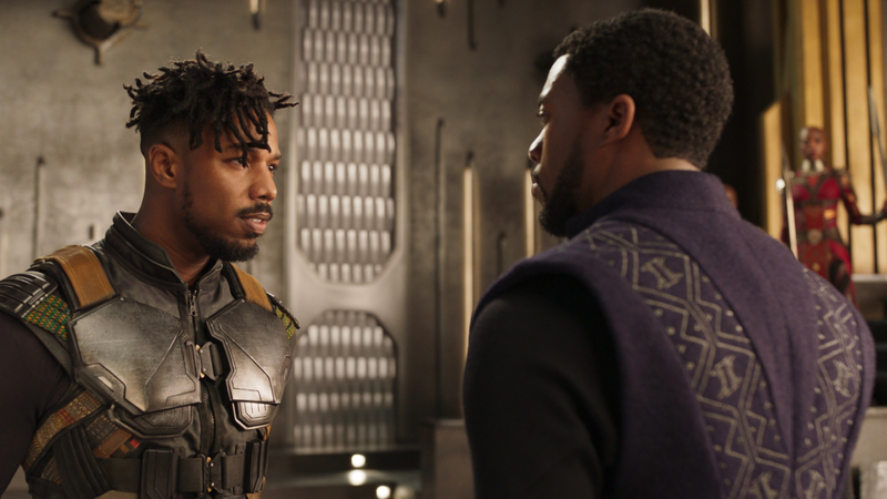 Killmonger and T’Challa